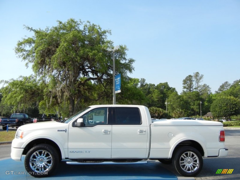 White Chocolate Tri Coat 2007 Lincoln Mark LT SuperCrew 4x4 Exterior Photo #63611383