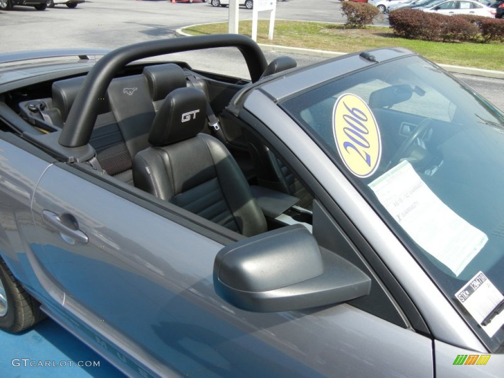 2006 Mustang GT Premium Convertible - Tungsten Grey Metallic / Dark Charcoal photo #13