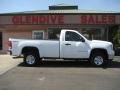 2007 Summit White GMC Sierra 2500HD SLE Regular Cab 4x4  photo #3