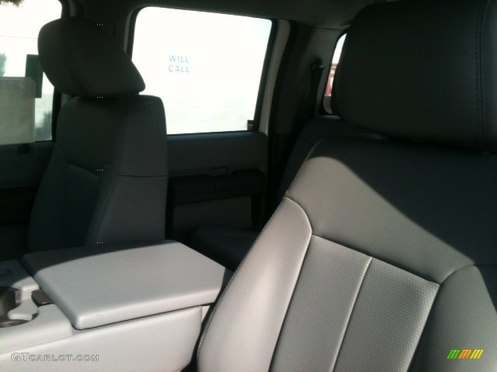 2012 F350 Super Duty XL Crew Cab - Oxford White / Steel photo #9