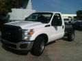 2012 Oxford White Ford F250 Super Duty XL Regular Cab Chassis  photo #2