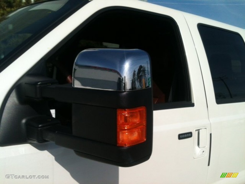 2012 F250 Super Duty King Ranch Crew Cab 4x4 - White Platinum Metallic Tri-Coat / Chaparral Leather photo #15