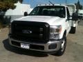 2012 Oxford White Ford F350 Super Duty XL Regular Cab Stake Truck  photo #2