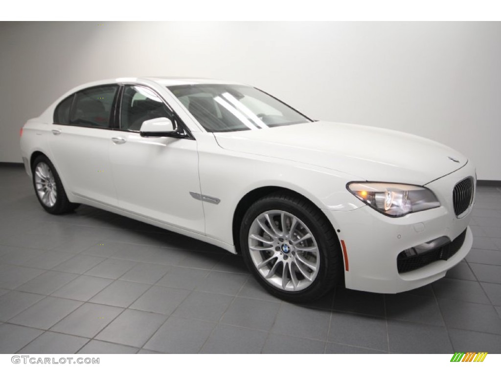 2012 7 Series 750Li Sedan - Alpine White / Black photo #1