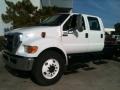 Oxford White 2012 Ford F650 Super Duty XL Crew Cab Chassis Exterior