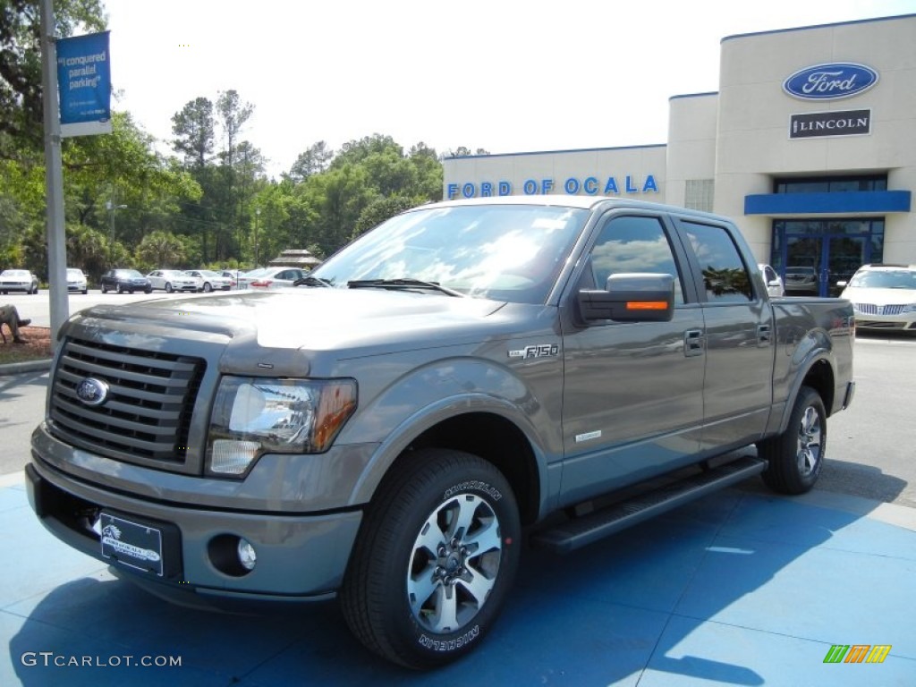 2012 F150 FX2 SuperCrew - Sterling Gray Metallic / Black photo #1