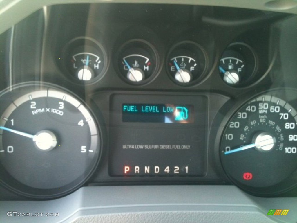 2012 Ford F650 Super Duty XL Regular Cab Chassis Gauges Photo #63612445