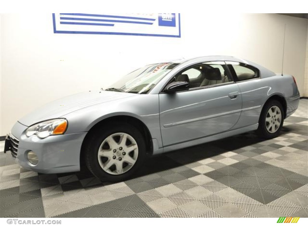 2004 Sebring Coupe - Light Blue Pearl / Dark Taupe/Medium Taupe photo #1