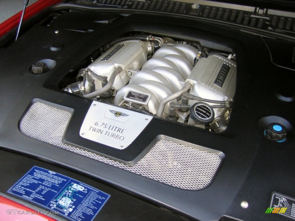 2002 Bentley Arnage T 6.75 Liter Twin-Turbocharged V8 Engine Photo #63613305