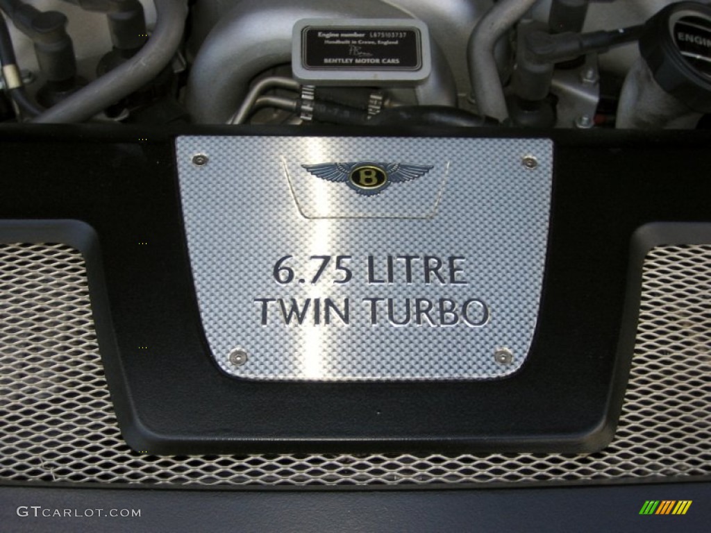 2002 Bentley Arnage T 6.75 Liter Twin-Turbocharged V8 Engine Photo #63613324