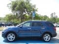 2012 Dark Pearl Blue Metallic Ford Explorer Limited  photo #2