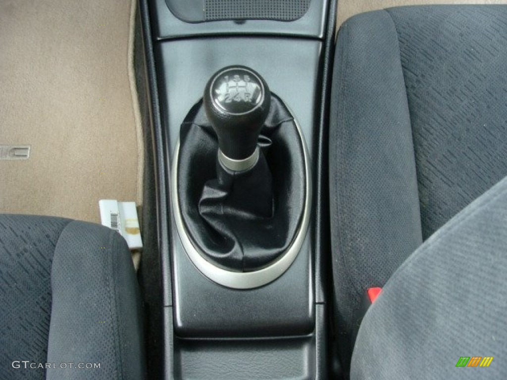2004 Civic LX Coupe - Nighthawk Black Pearl / Black photo #11