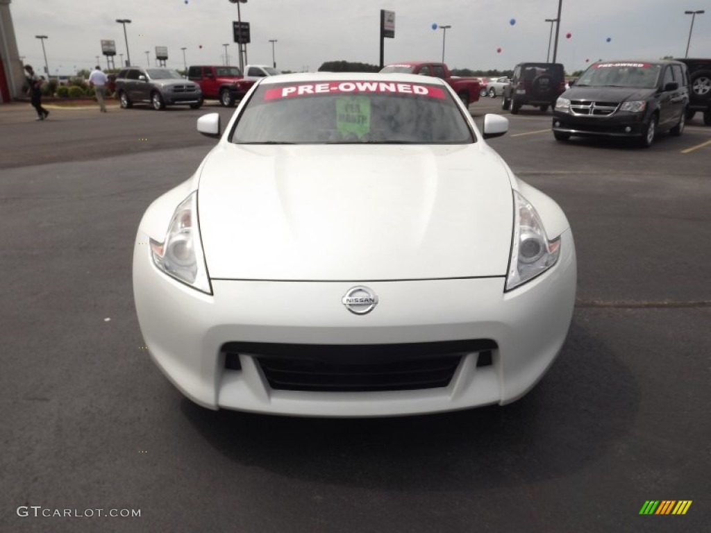 2009 370Z Coupe - Pearl White / Black Leather photo #2