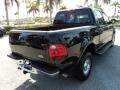 2002 Black Ford F150 Lariat SuperCrew 4x4  photo #6