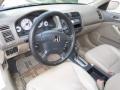 2002 Honda Civic Beige Interior Prime Interior Photo