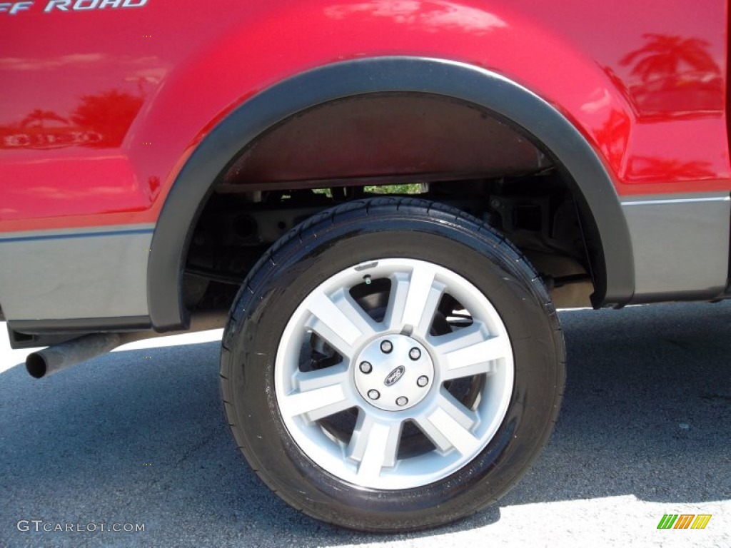 2006 F150 FX4 SuperCrew 4x4 - Bright Red / Black photo #4
