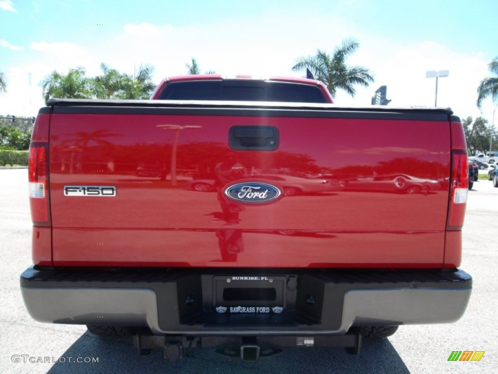 2006 F150 FX4 SuperCrew 4x4 - Bright Red / Black photo #7