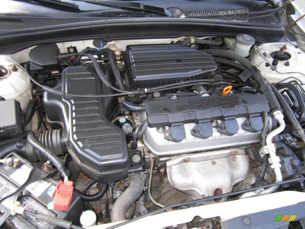 2002 Honda Civic EX Sedan 1.7 Liter SOHC 16-Valve 4 Cylinder Engine Photo #63614920