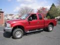 2003 Toreador Red Metallic Ford F250 Super Duty XLT SuperCab 4x4  photo #3