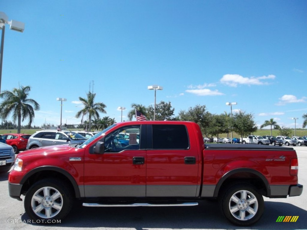 2006 F150 FX4 SuperCrew 4x4 - Bright Red / Black photo #12