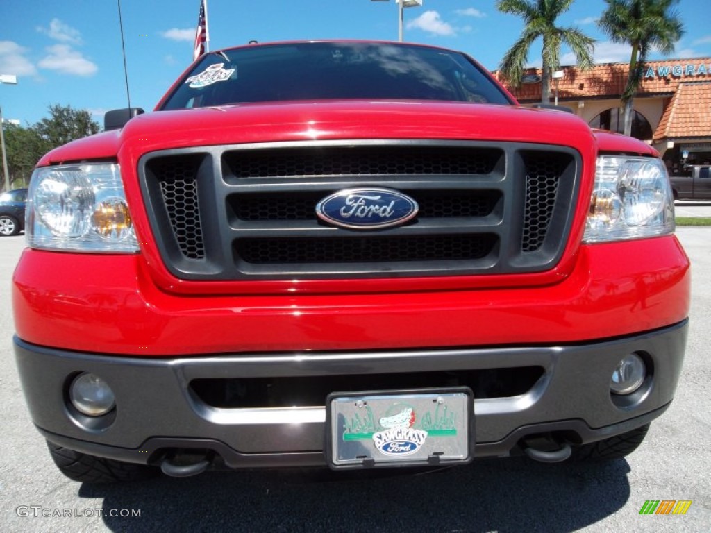 2006 F150 FX4 SuperCrew 4x4 - Bright Red / Black photo #15