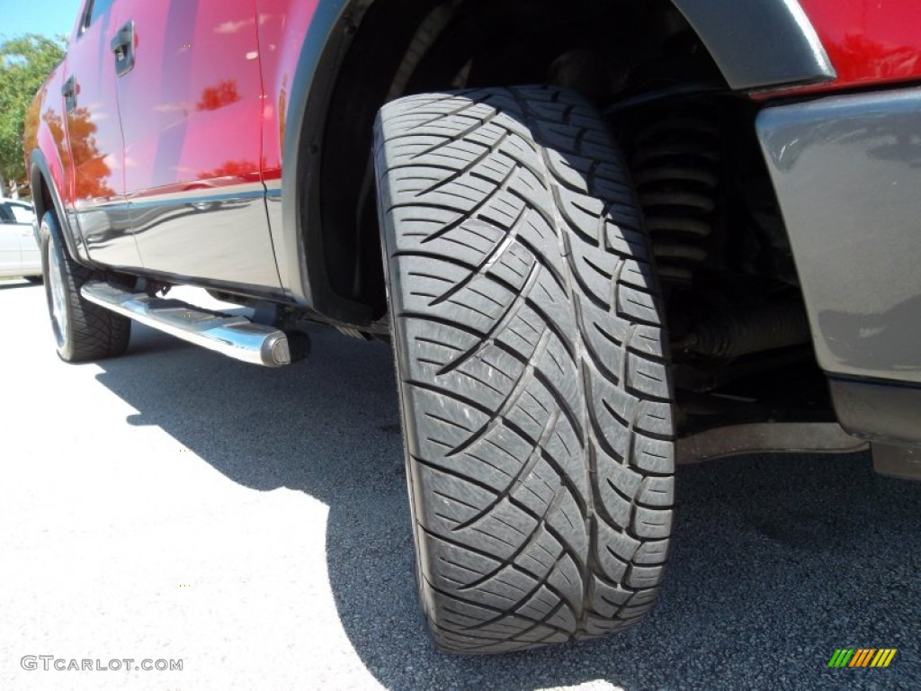 2006 F150 FX4 SuperCrew 4x4 - Bright Red / Black photo #30