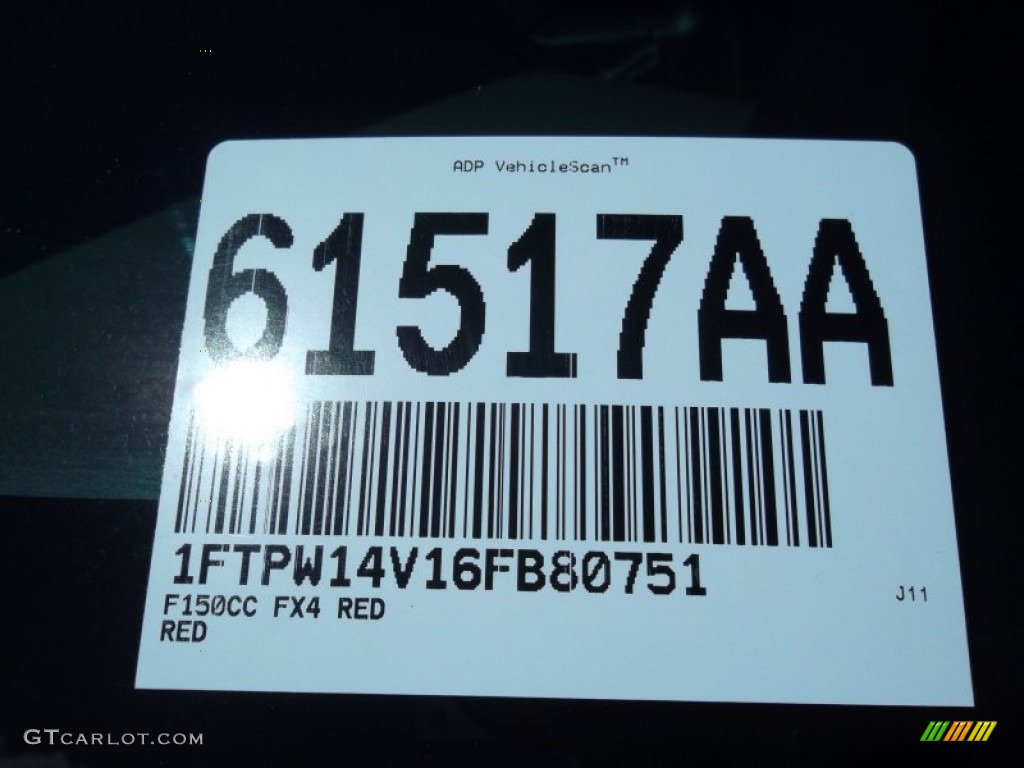 2006 F150 FX4 SuperCrew 4x4 - Bright Red / Black photo #35