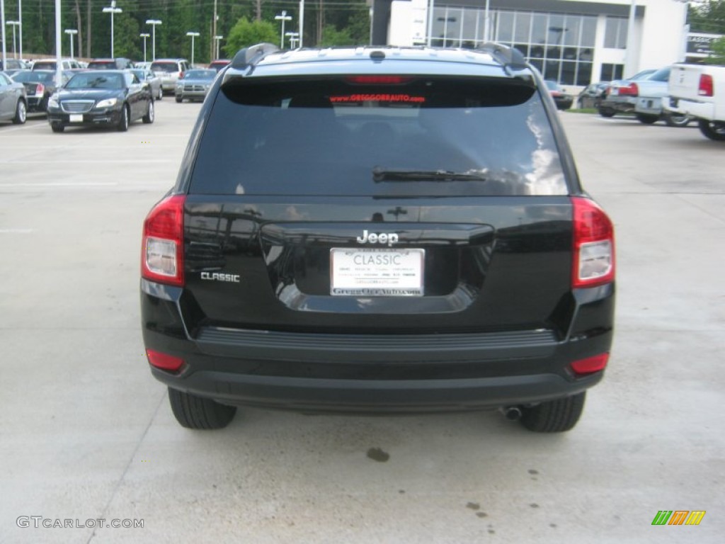 2012 Compass Sport - Black / Dark Slate Gray photo #4