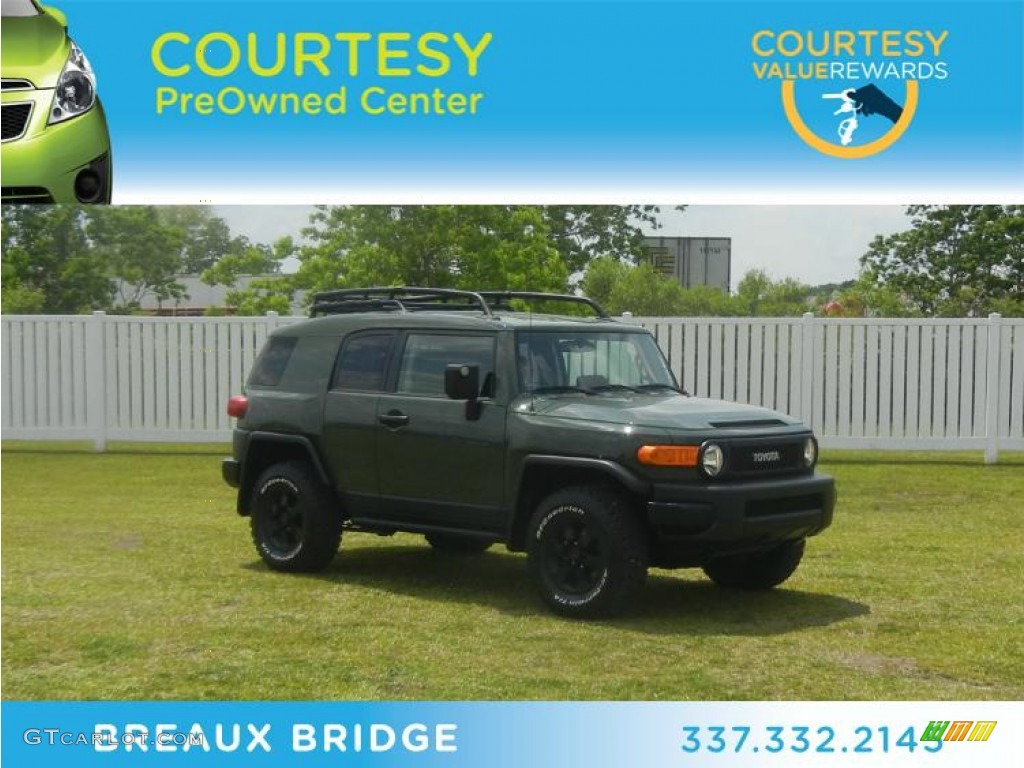 2011 FJ Cruiser 4WD - Army Green / Dark Charcoal photo #1