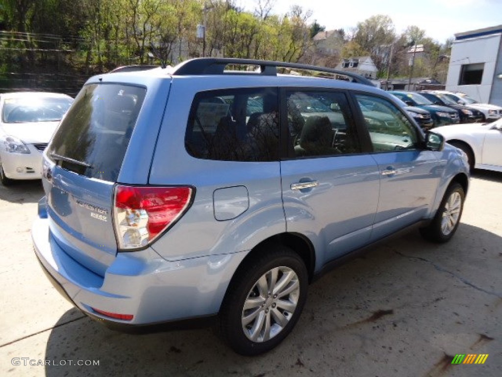 2012 Forester 2.5 X Premium - Ice Blue Metallic / Black photo #3