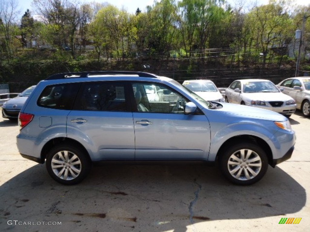 2012 Forester 2.5 X Premium - Ice Blue Metallic / Black photo #4