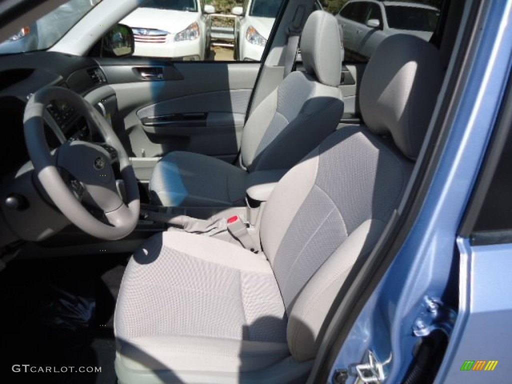 2012 Forester 2.5 X Premium - Ice Blue Metallic / Black photo #8