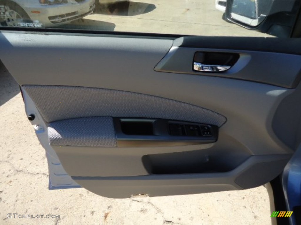 2012 Forester 2.5 X Premium - Ice Blue Metallic / Black photo #11