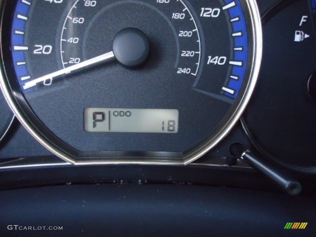 2012 Forester 2.5 X Premium - Ice Blue Metallic / Black photo #15