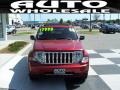 2008 Inferno Red Crystal Pearl Jeep Liberty Limited  photo #2