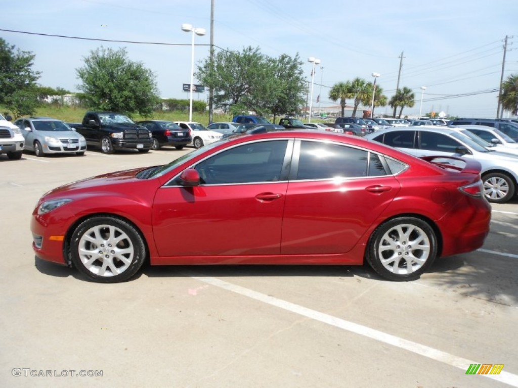 2009 MAZDA6 s Grand Touring - Sangria Red Mica / Beige photo #4