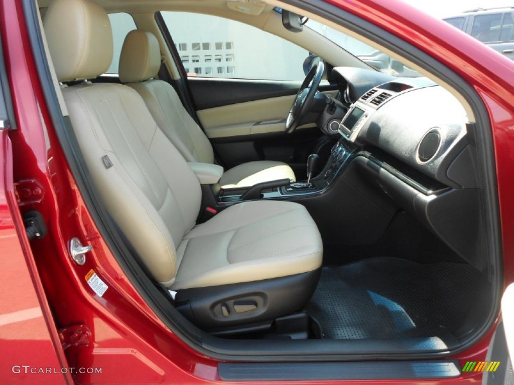 Beige Interior 2009 Mazda MAZDA6 s Grand Touring Photo #63618054