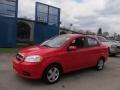 2010 Victory Red Chevrolet Aveo LT Sedan  photo #1