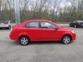 2010 Victory Red Chevrolet Aveo LT Sedan  photo #4