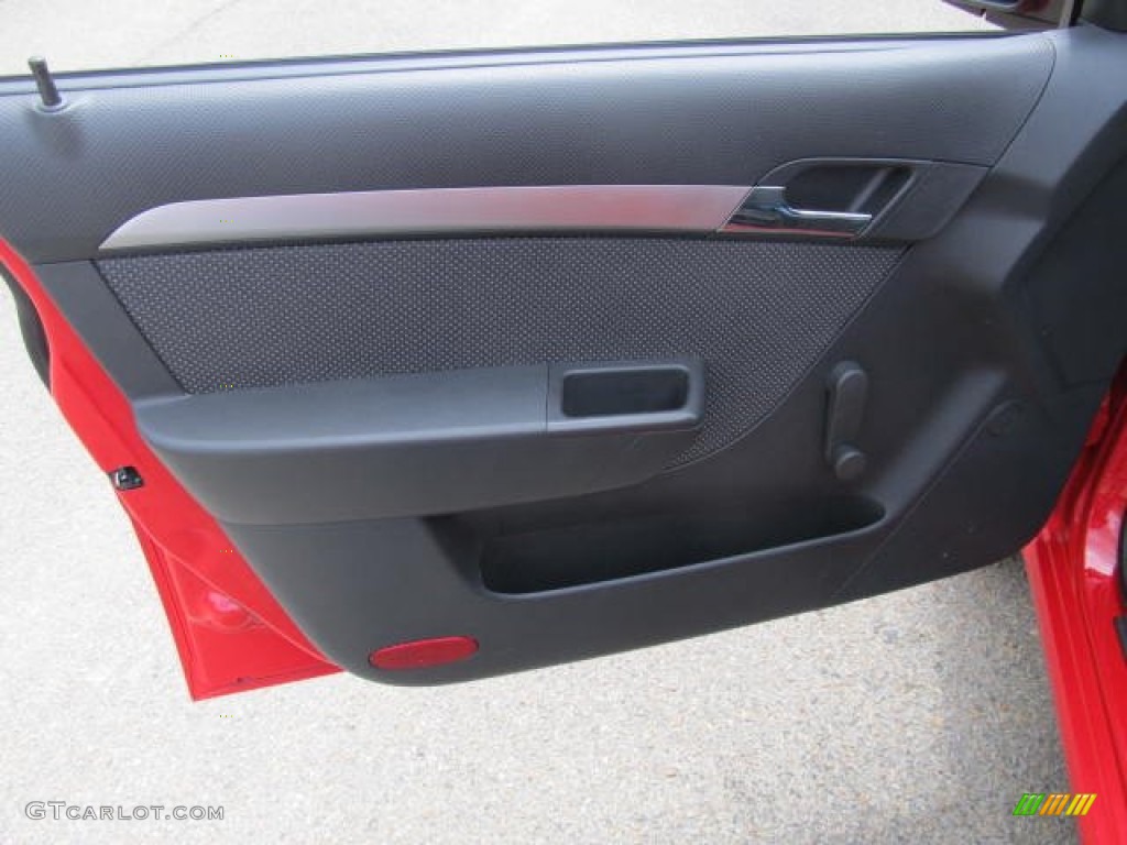 2010 Aveo LT Sedan - Victory Red / Charcoal photo #8