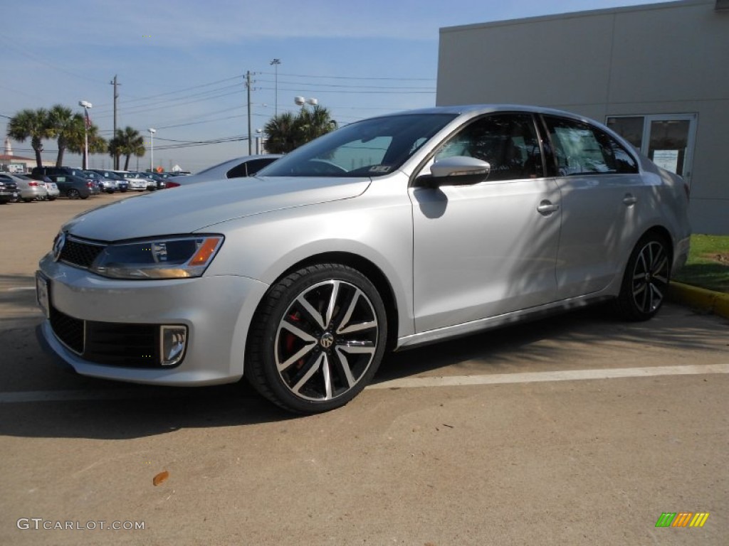 2012 Jetta GLI Autobahn - Frost Silver Metallic / Titan Black photo #3