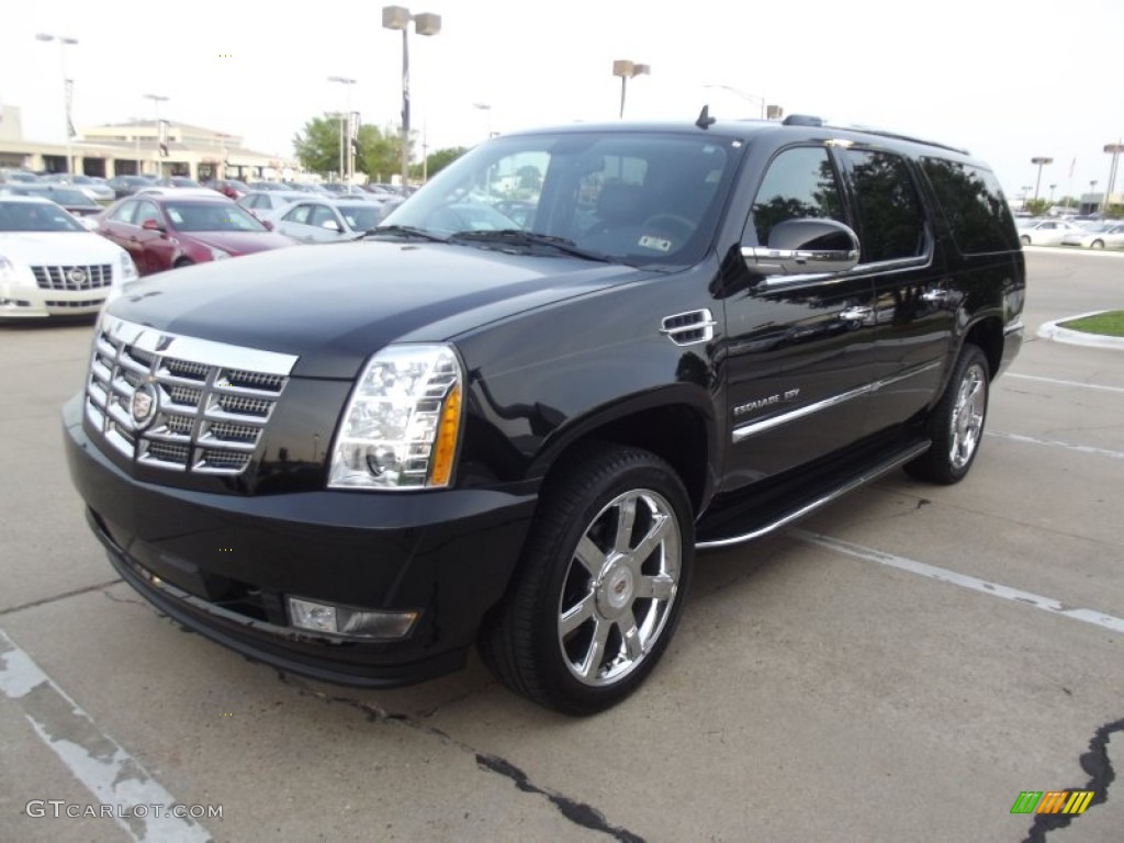 2012 Cadillac Escalade ESV Luxury AWD - Black Raven Color / Ebony 2012 Cadillac Escalade ESV Luxury AWD - Black Raven Color / Ebony