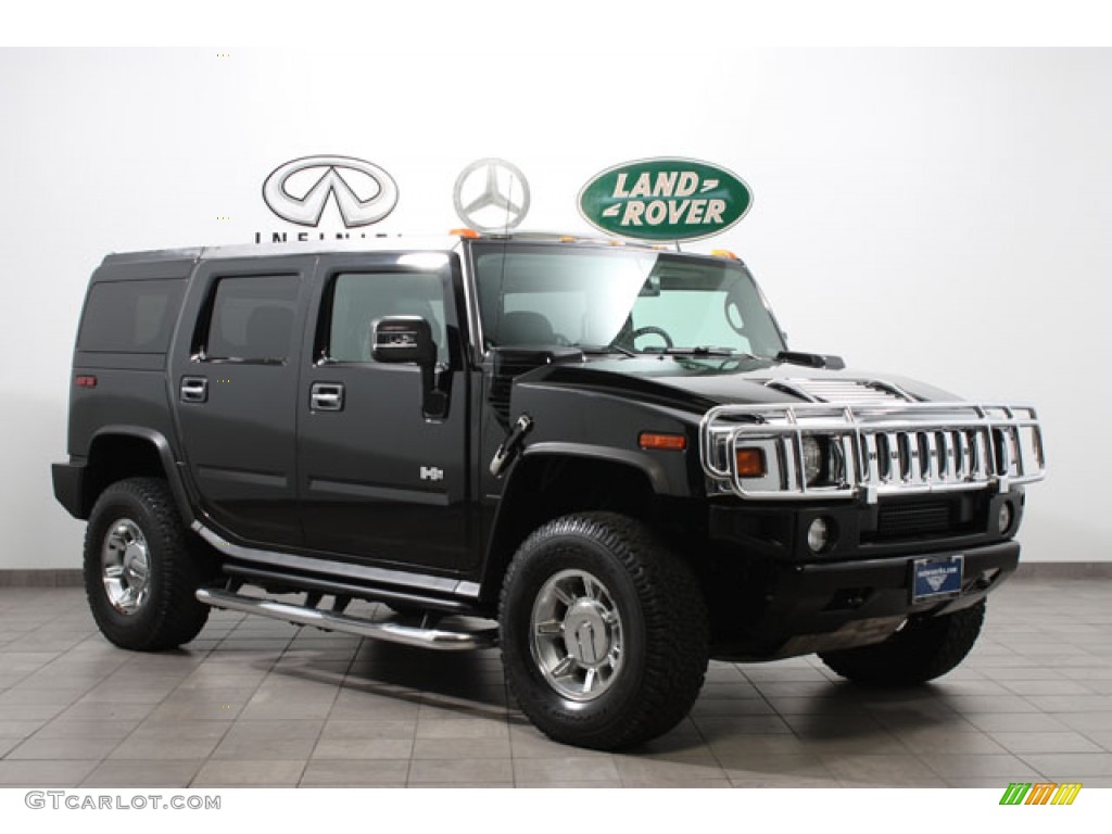 2007 H2 SUV - Black / Ebony Black photo #1