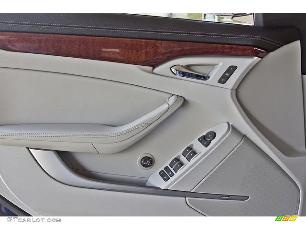 2011 Cadillac CTS 4 3.0 AWD Sport Wagon Light Titanium/Ebony Door Panel Photo #63620677