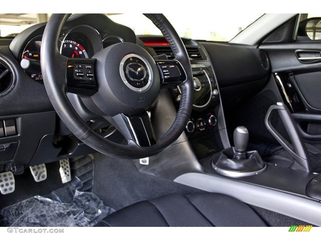 Black Interior 2009 Mazda RX-8 Sport Photo #63620931