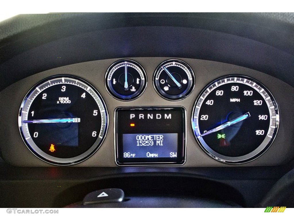 2011 Cadillac Escalade Premium AWD Gauges Photo #63621151