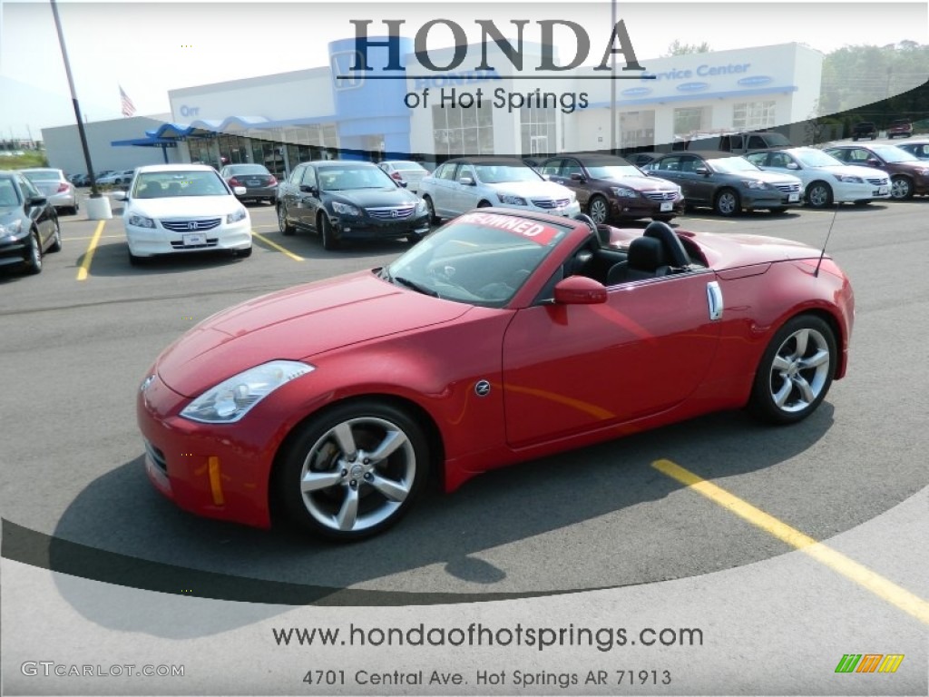 2006 350Z Touring Roadster - Redline / Charcoal Leather photo #1