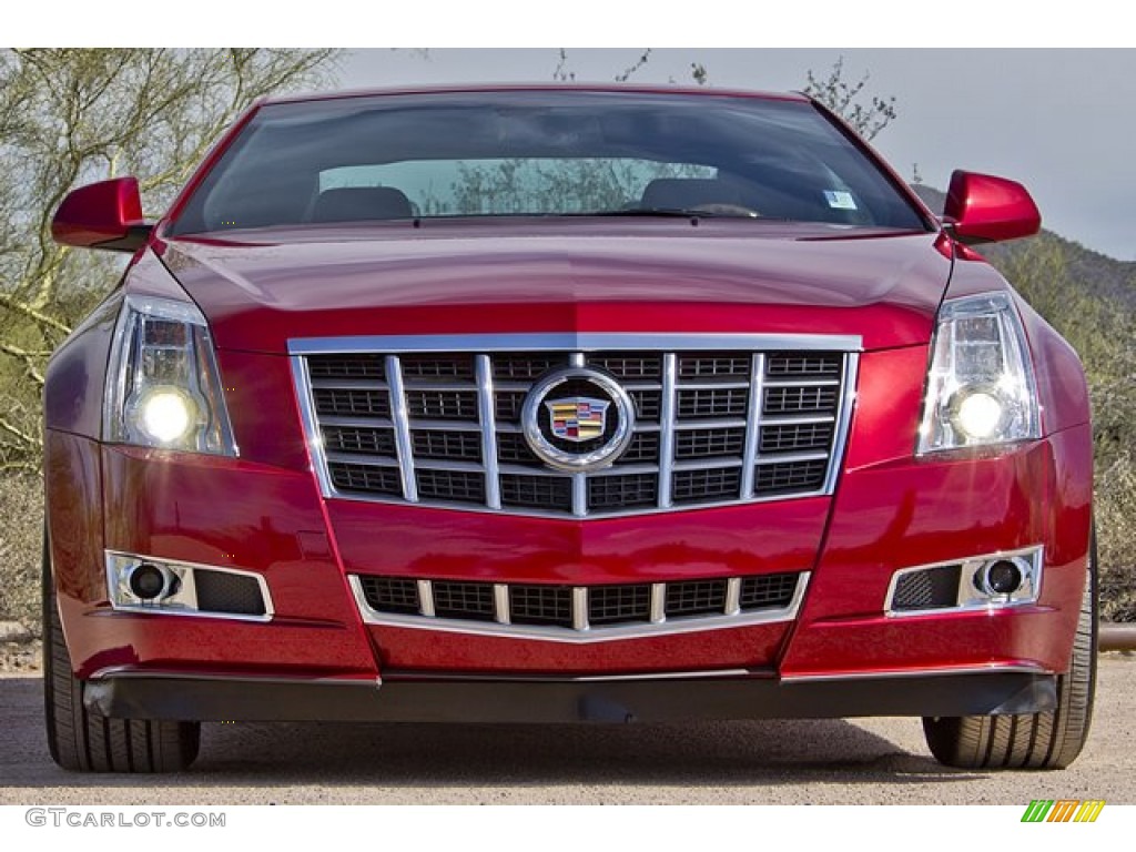 Crystal Red Tintcoat 2012 Cadillac CTS Coupe Exterior Photo #63621382