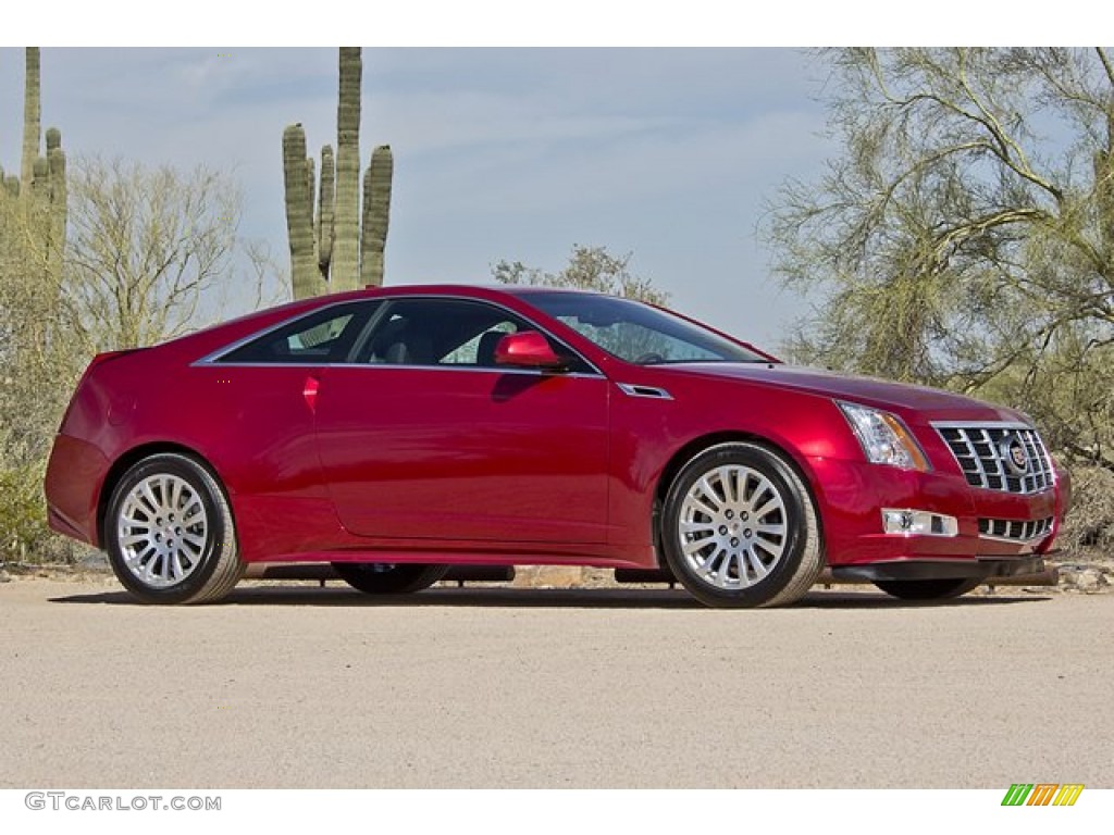 Crystal Red Tintcoat 2012 Cadillac CTS Coupe Exterior Photo #63621406