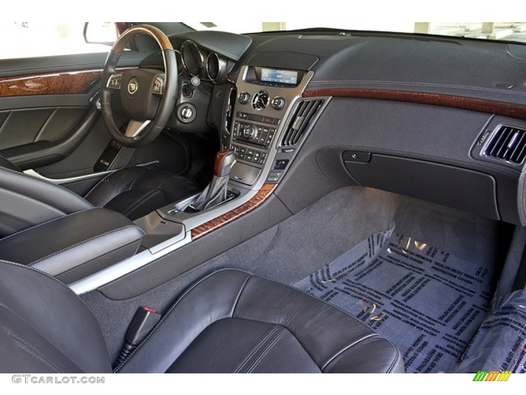 2012 Cadillac CTS Coupe Ebony/Ebony Dashboard Photo #63621520